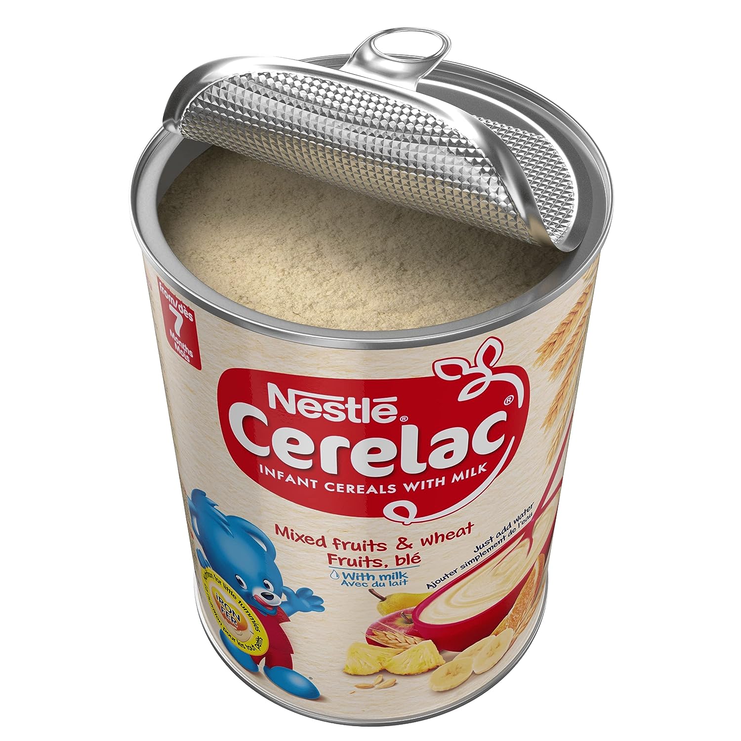 Nestle Cerelac Infant Cereal with Milk & Wheat mixed fruit, 35.27 Ounce - Image 6
